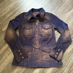7 For All Mankind Corduroy Button-Up